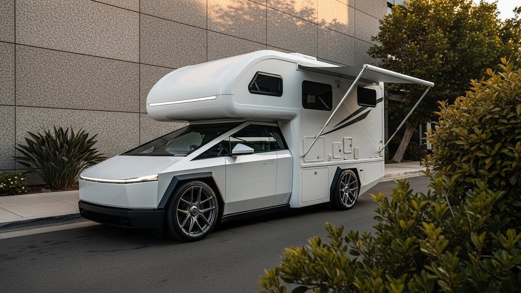 テスラサイバートラックキャンピングカー