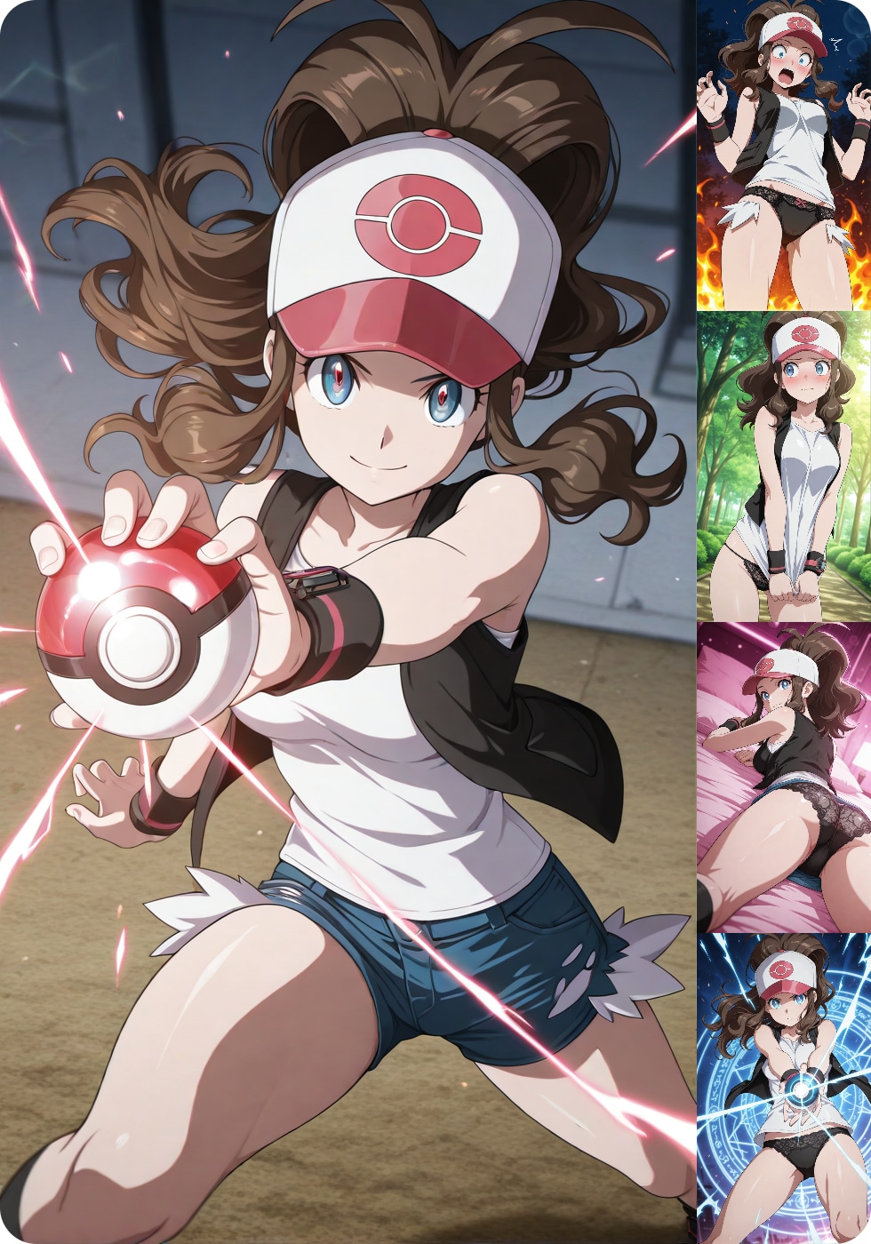 【トウコ】 パンチラ 【touko】 【Pokemon BW】