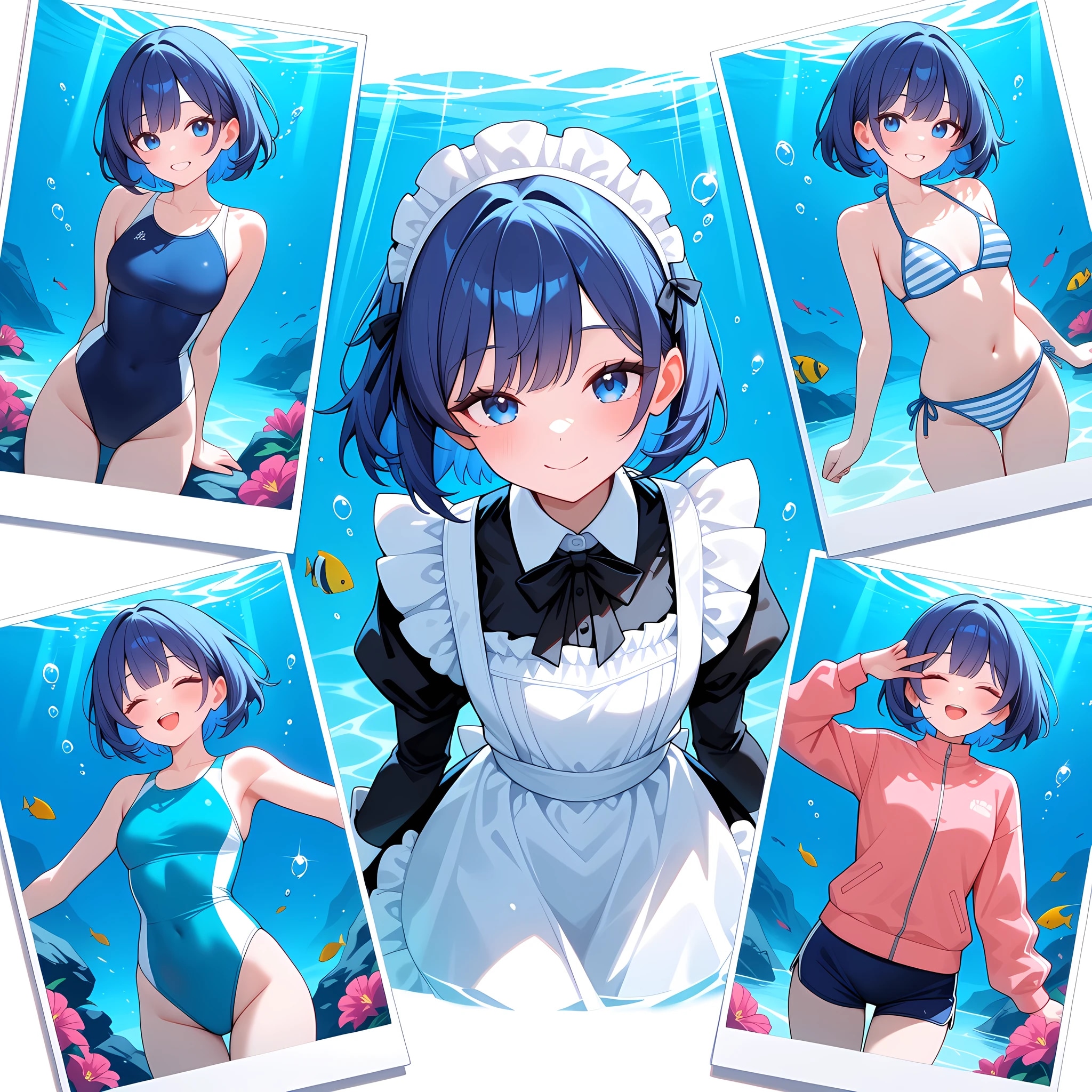 水中詰め合わせ あいちゃんスペシャル編 | の人気AIイラスト・グラビア