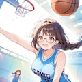 こう見えてバスケは得意です(ウソ) 3枚目