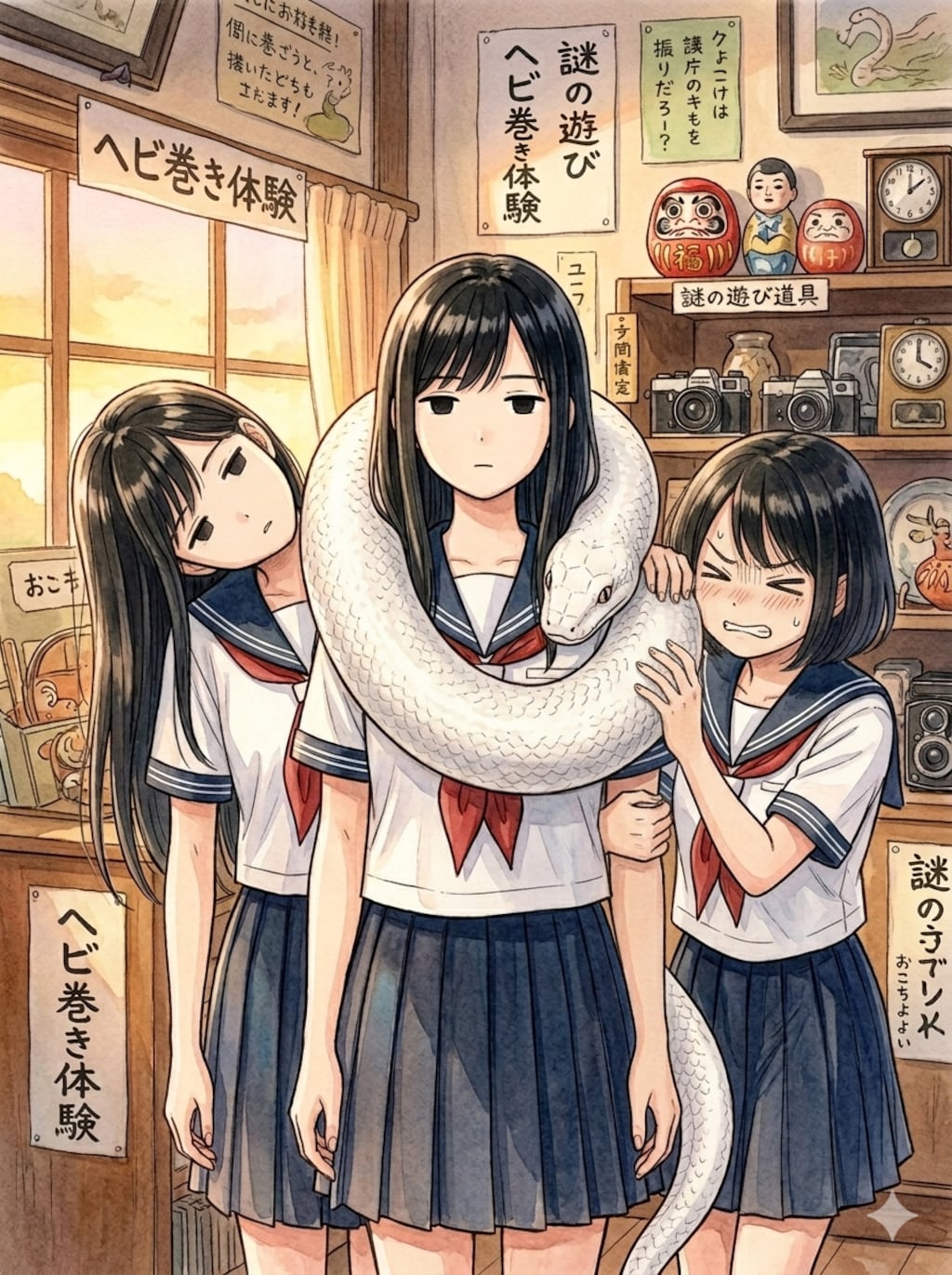 首に巻き付けるものといえば