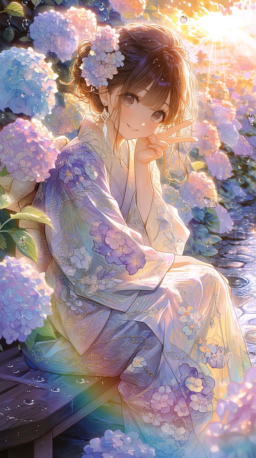 🌈 Hydrangea Princess  「紫陽花姫」