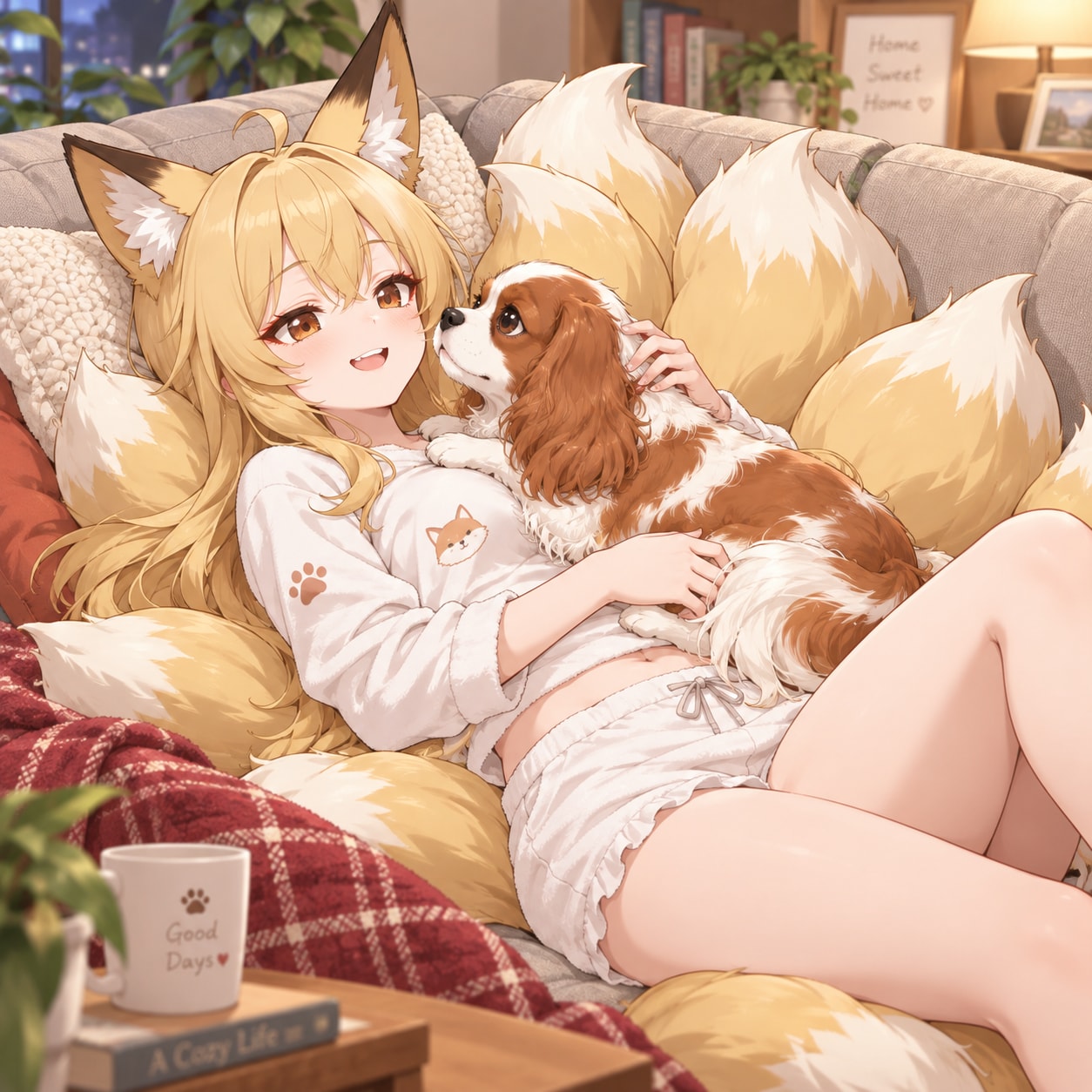 9/13　キャバリア・キング・チャールズ・スパニエル ありがとう | の人気AIイラスト・グラビア