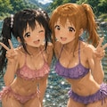 澪（みお）ちゃん家族　みんなで川にキャンプ 7枚目