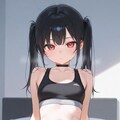 黒髪ロリツインテショーツ 4枚目