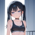 黒髪ロリツインテショーツ 5枚目