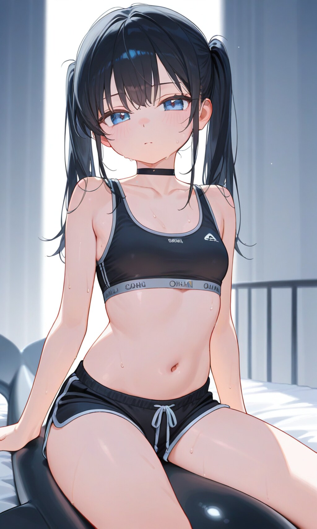 黒髪ロリツインテショーツ