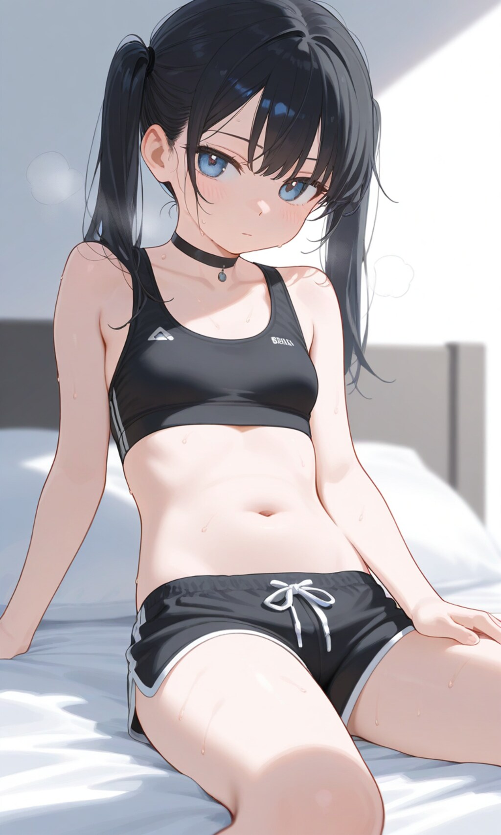 黒髪ロリツインテショーツ
