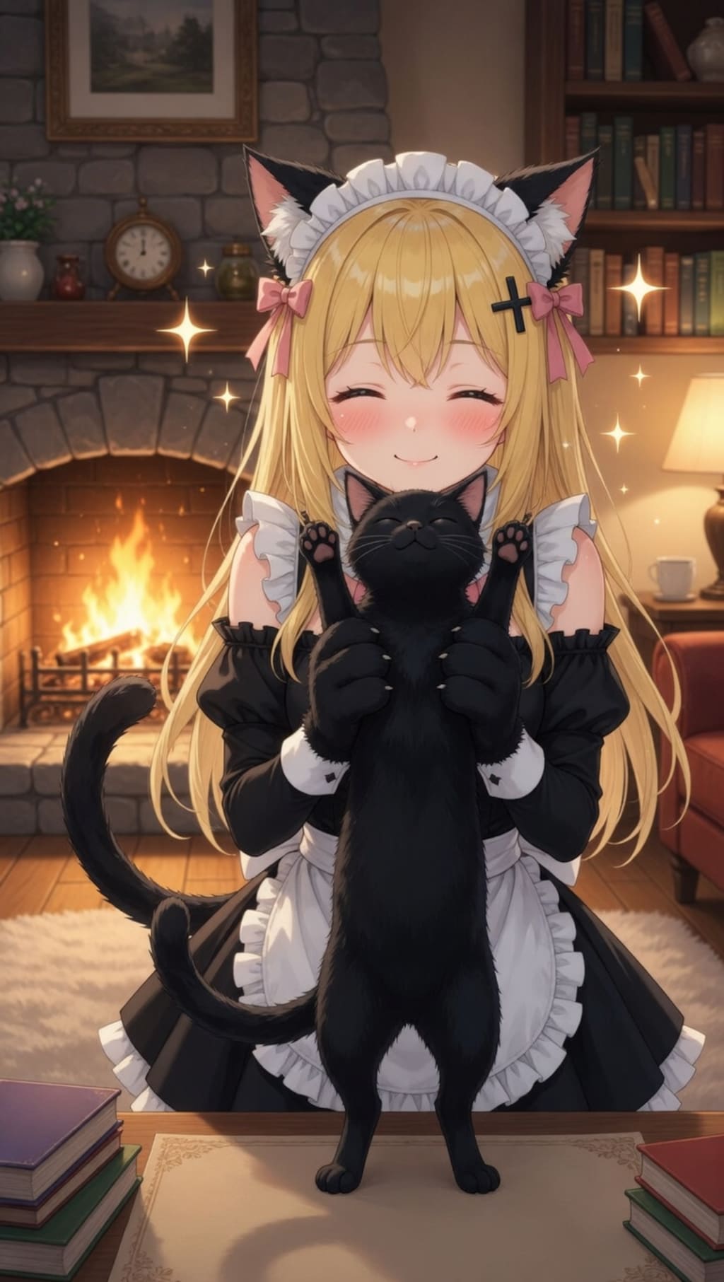 黒猫とシャロン