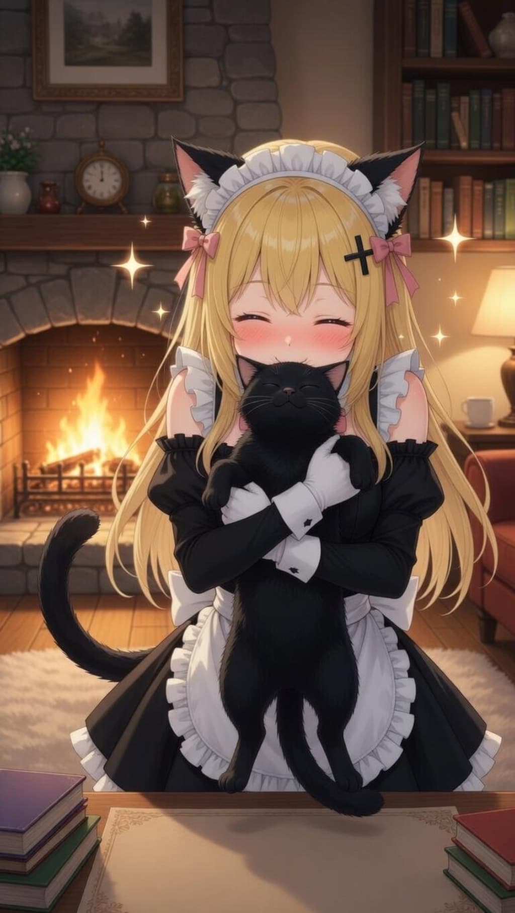 黒猫とシャロン