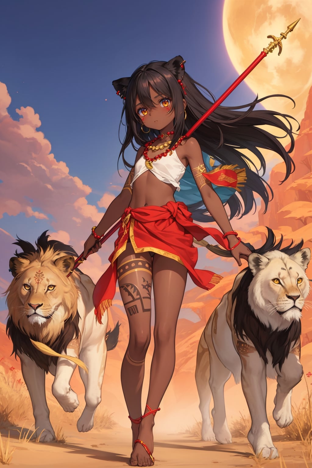 夕暮れ時の帰還