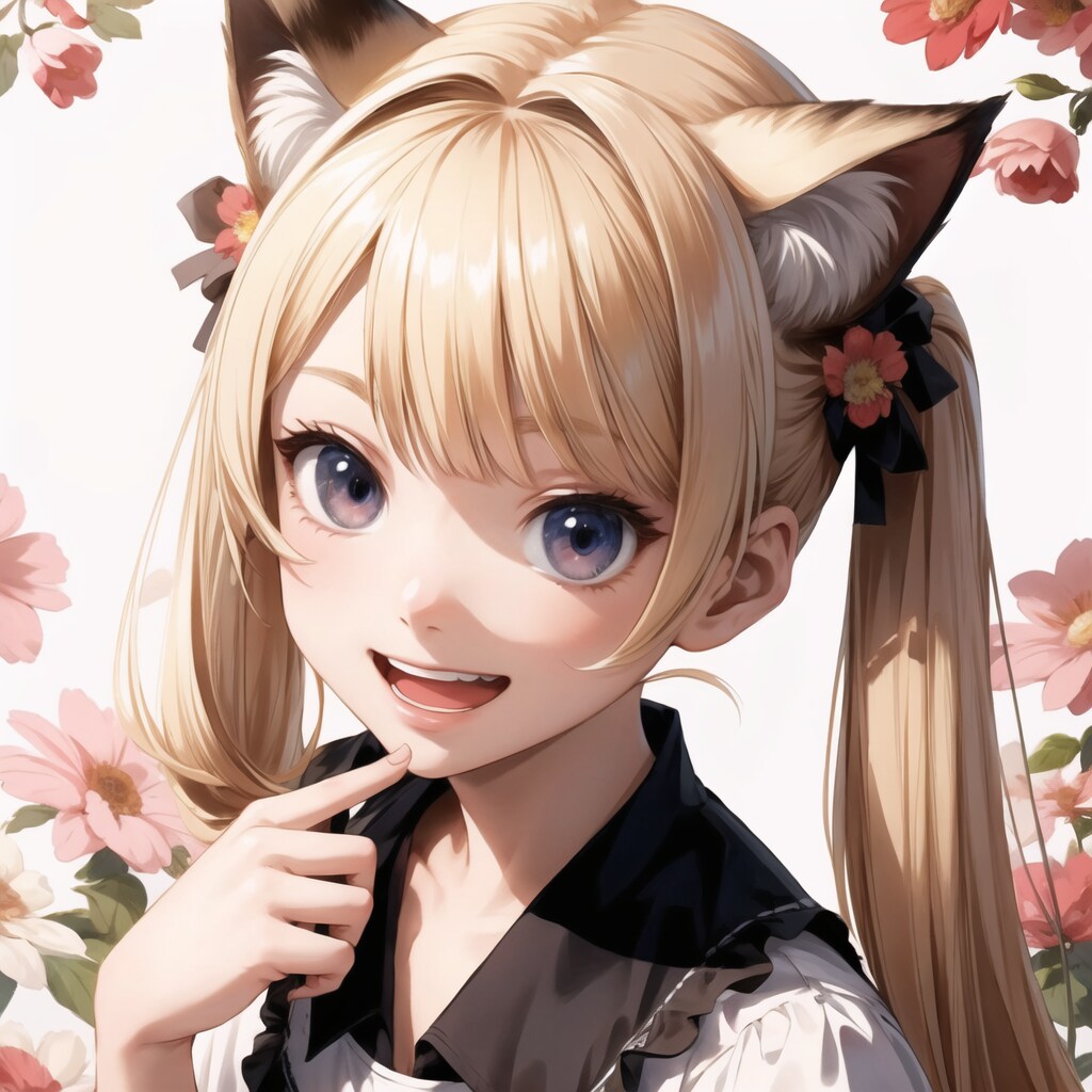 金髪猫耳ツインテちゃん