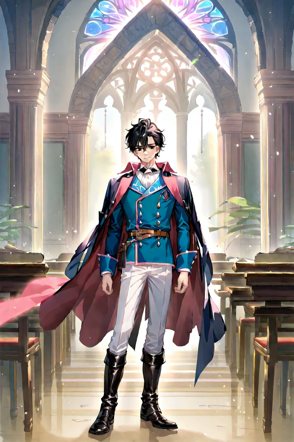 ファンタジーな洞窟地下、大きな男性学者2-3-3-9-8