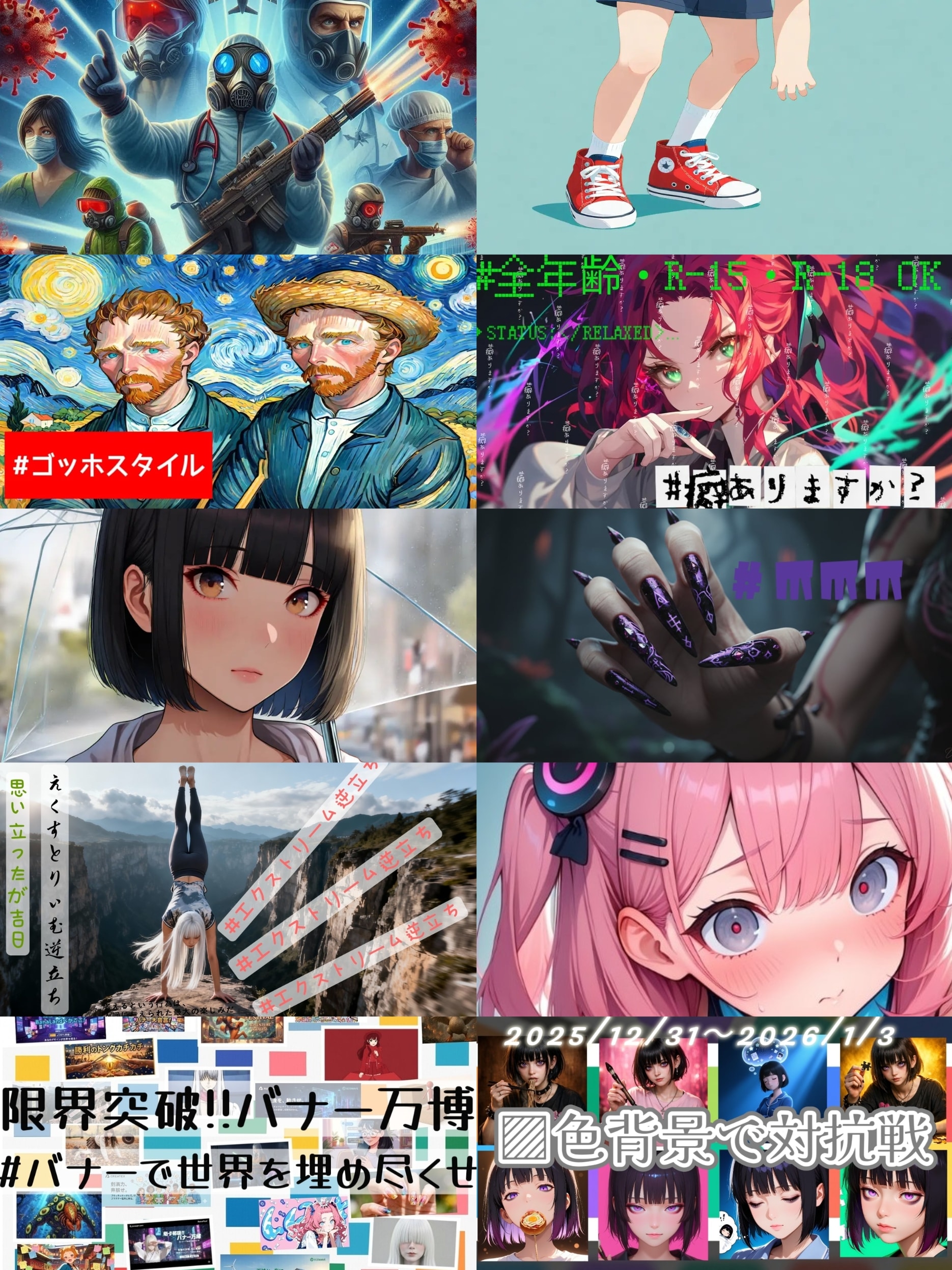 今年の企画まとめ | の人気AIイラスト・グラビア