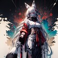 きつね x ドクロ 2枚目