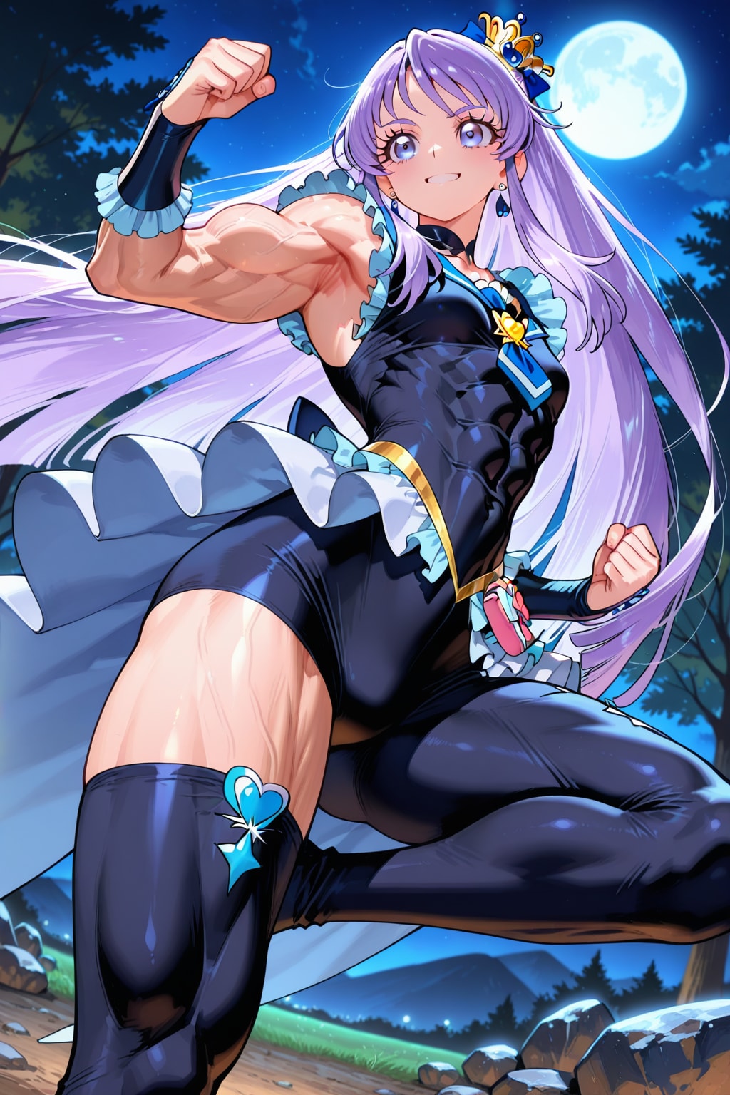 hyper muscular princess | の人気AIイラスト・グラビア