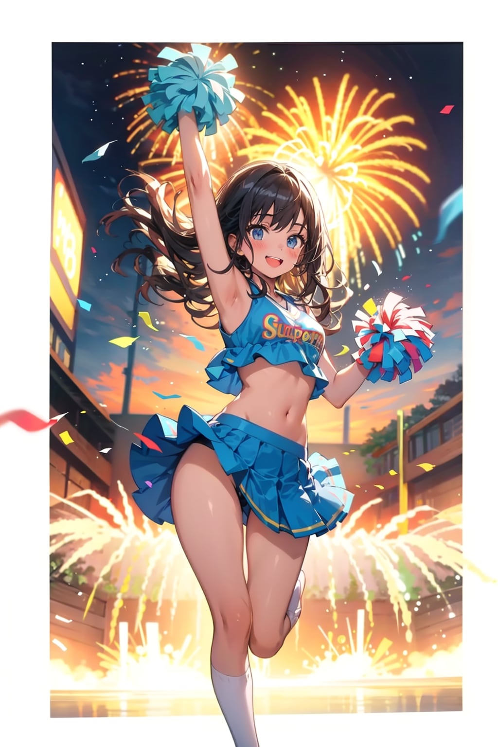 美少女チアガール | の人気AIイラスト・グラビア