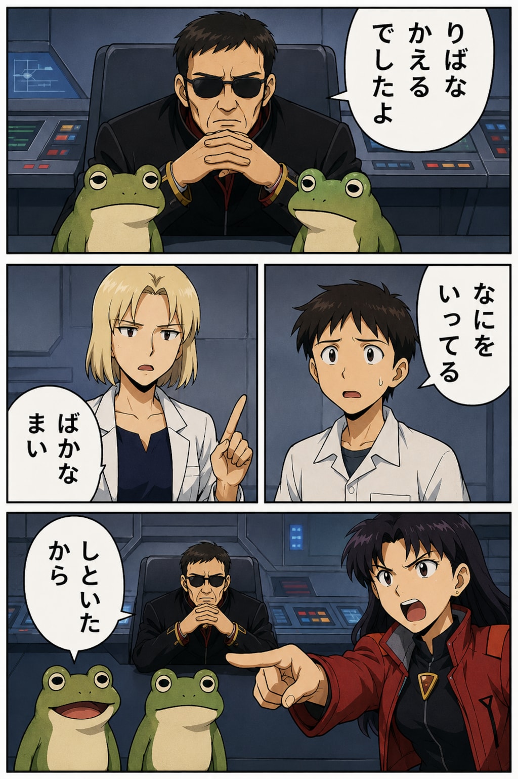 一年前の理不尽漫画を塗り直ししてもらったー