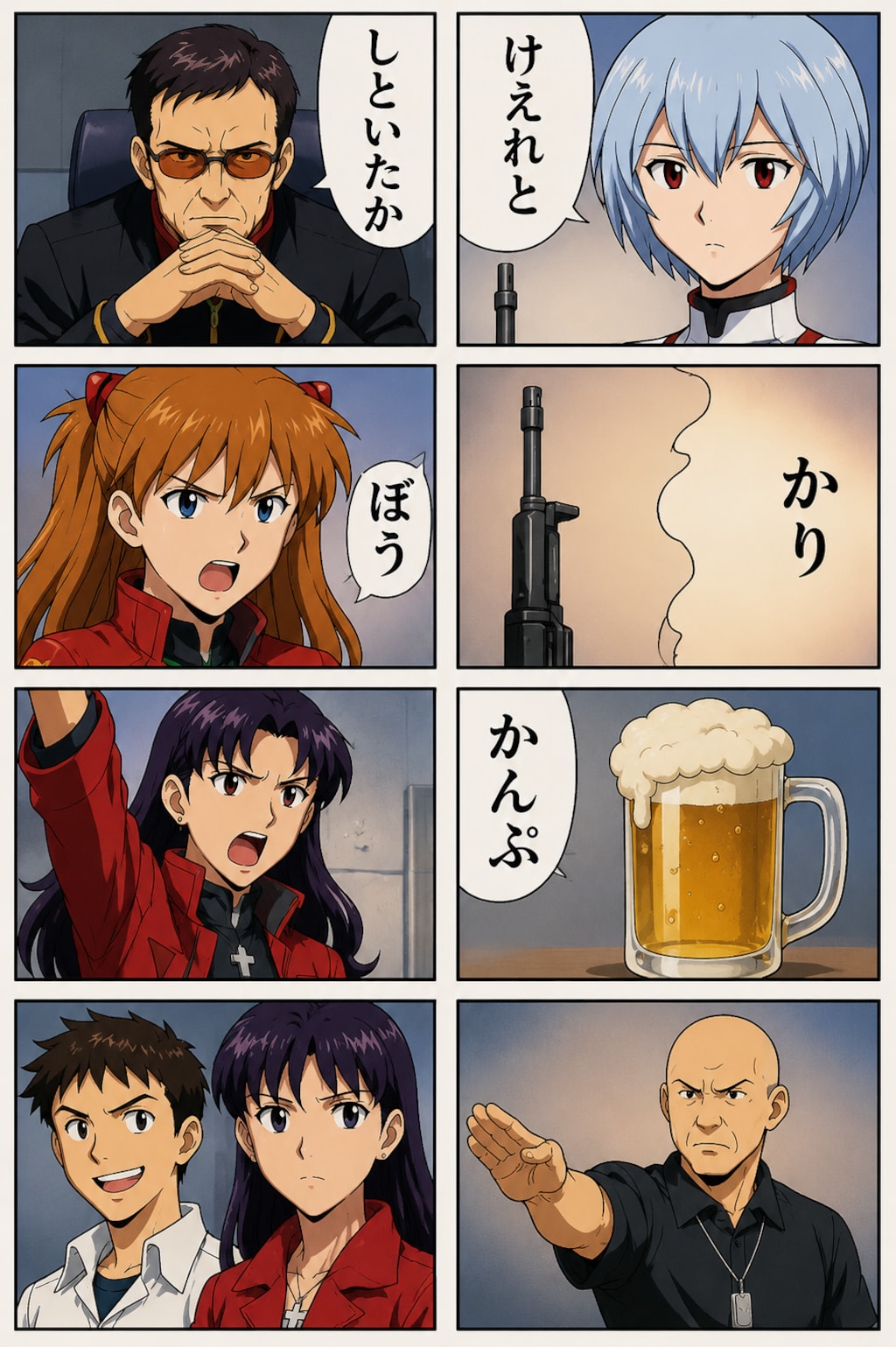 一年前の理不尽漫画を塗り直ししてもらったー