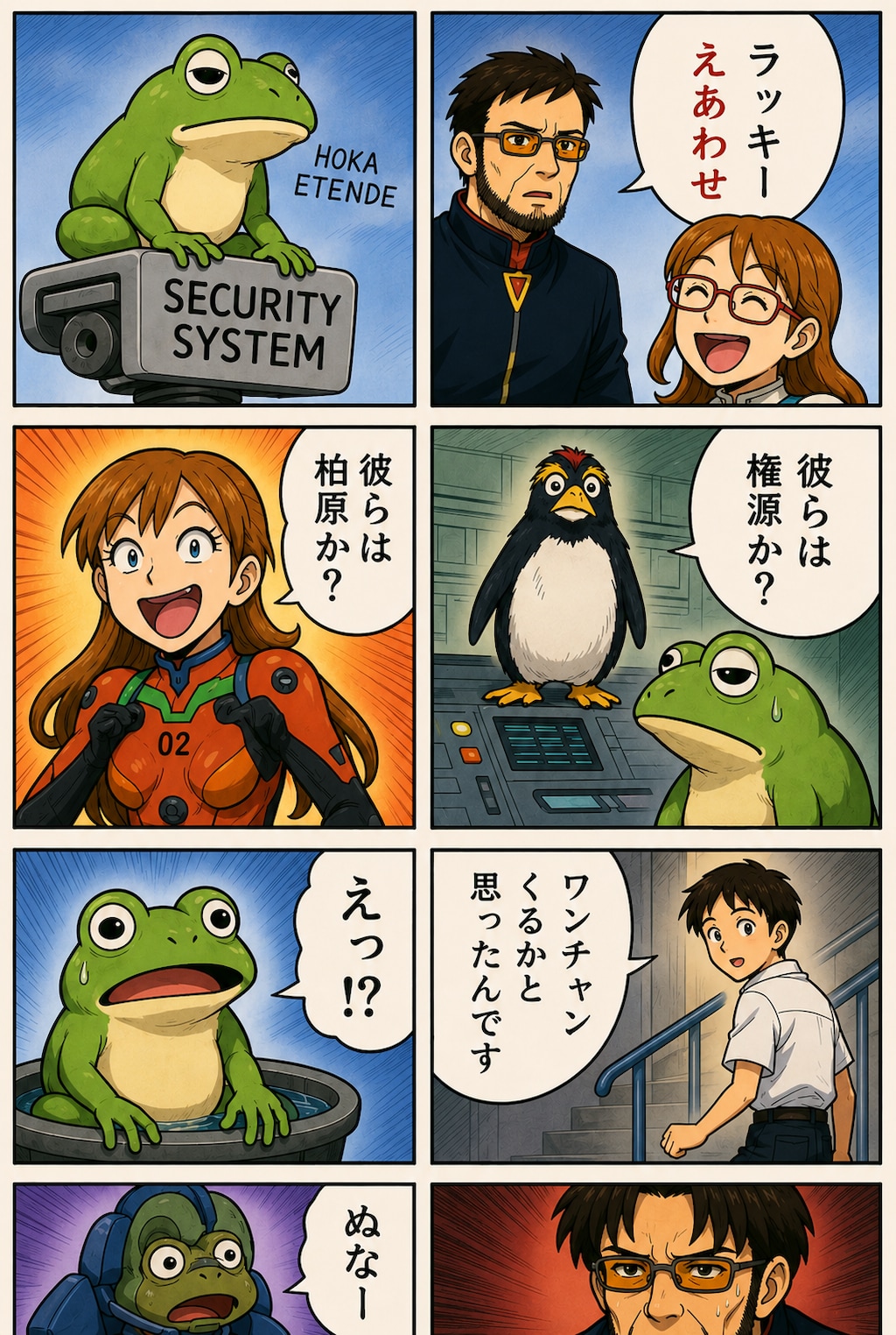 一年前の理不尽漫画を塗り直ししてもらったー