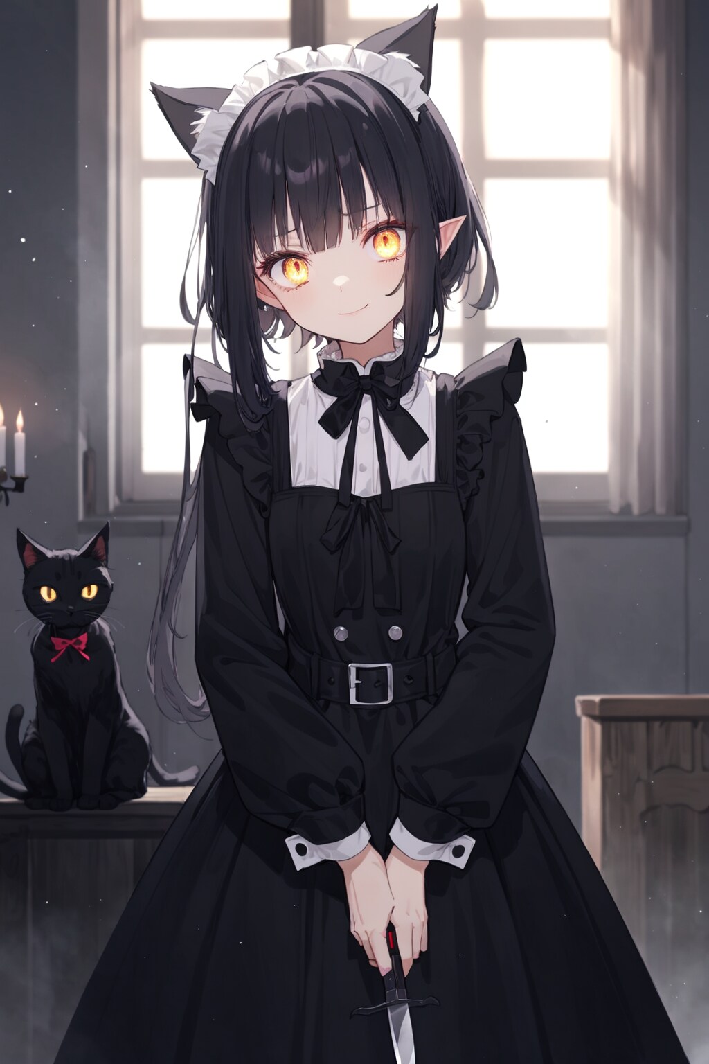 闇猫メイド