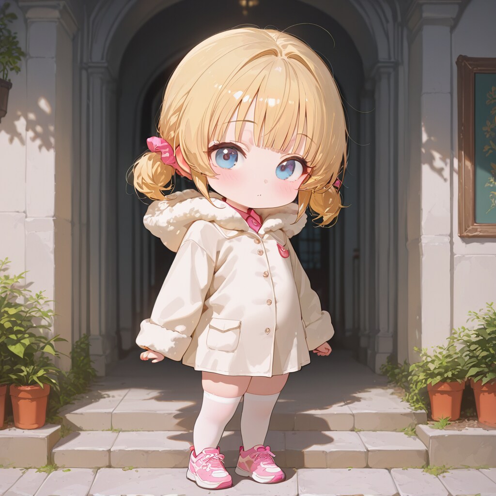 もこもこコート