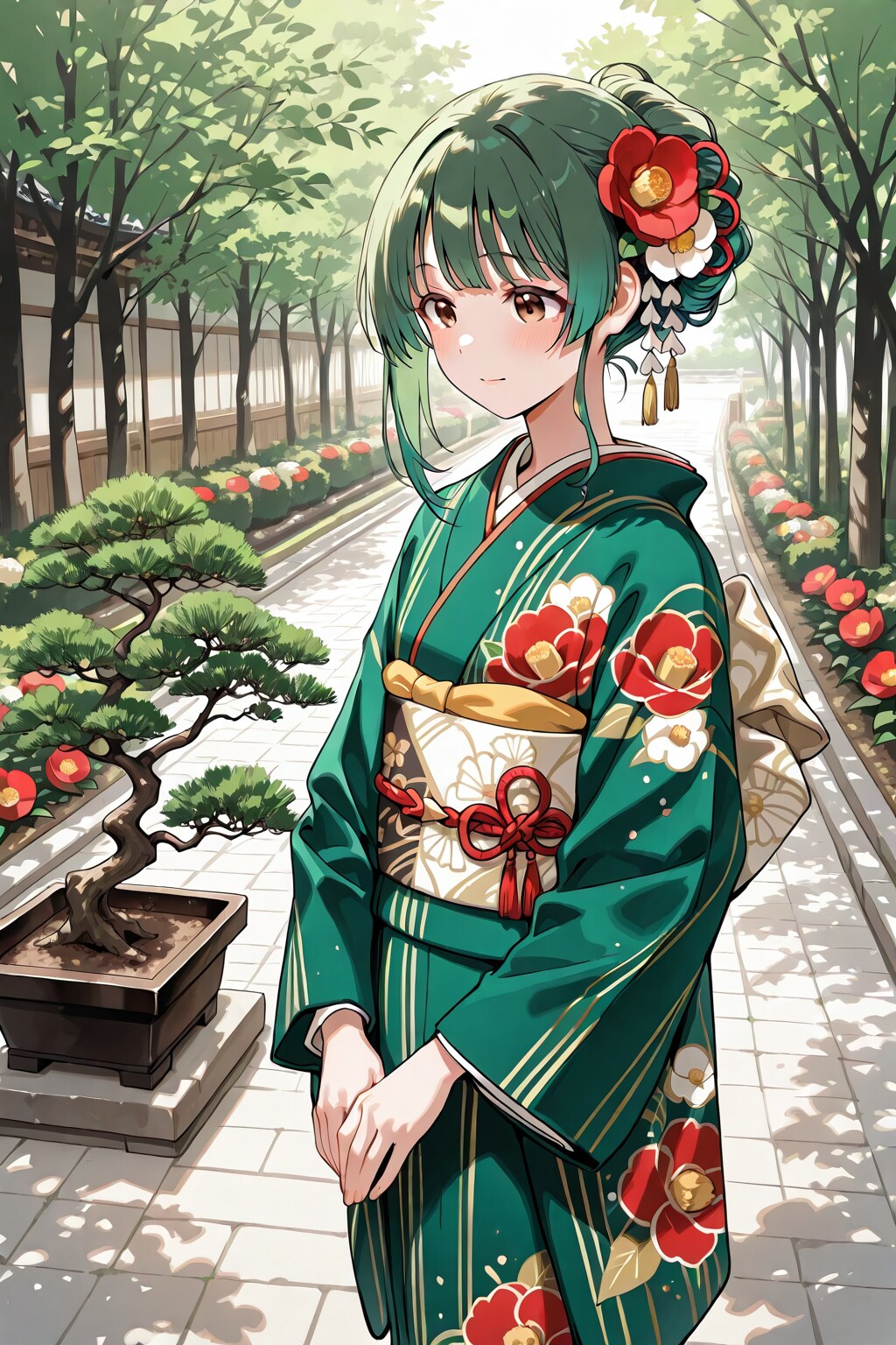 盆栽鑑賞 | の人気AIイラスト・グラビア