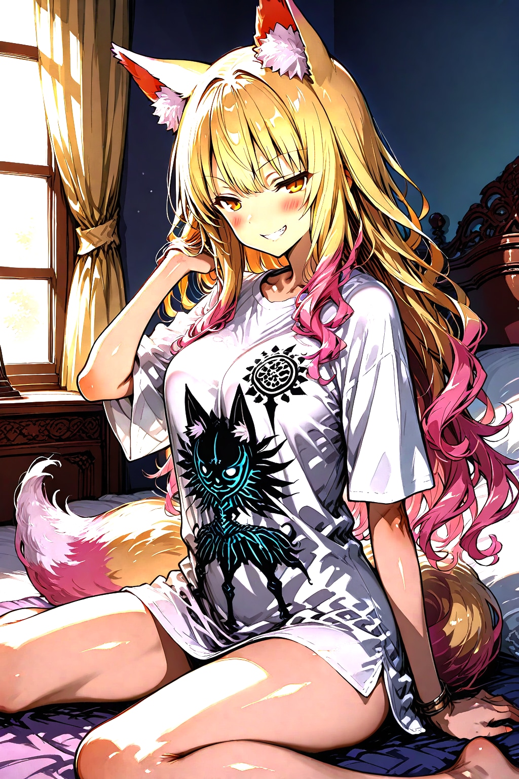 『やっと起きたっしょ。昨日の夜は、ちょっとハメ外し過ぎだってーの』鈴鹿御前