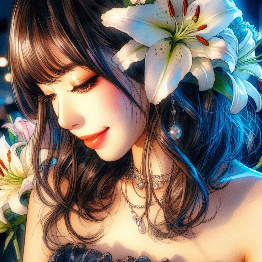 シンプルお花 | の人気AIイラスト・グラビア