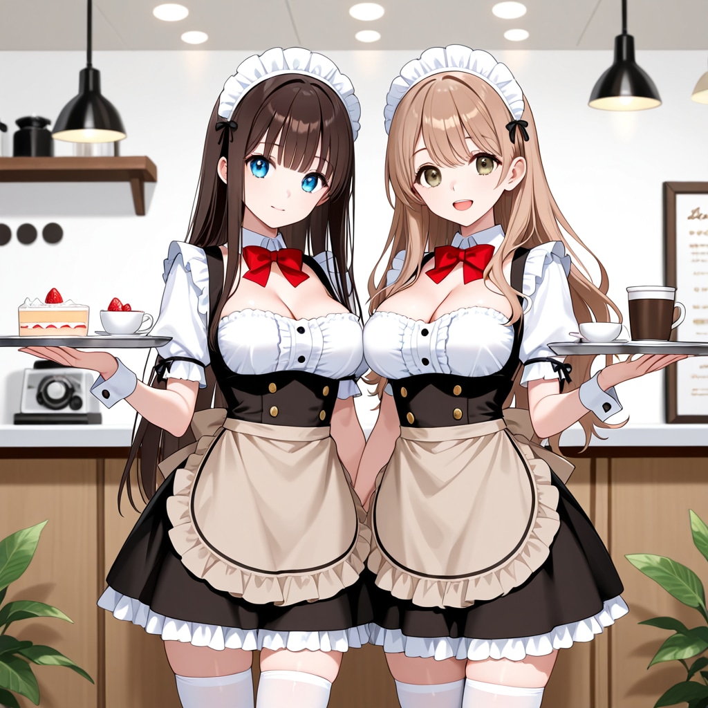 いらっしゃいませー、カフェ・バレンシアへようこそ！
