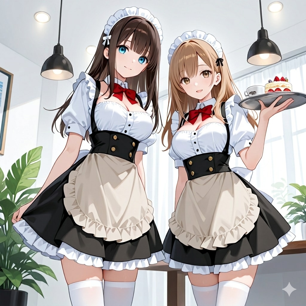 いらっしゃいませー、カフェ・バレンシアへようこそ！