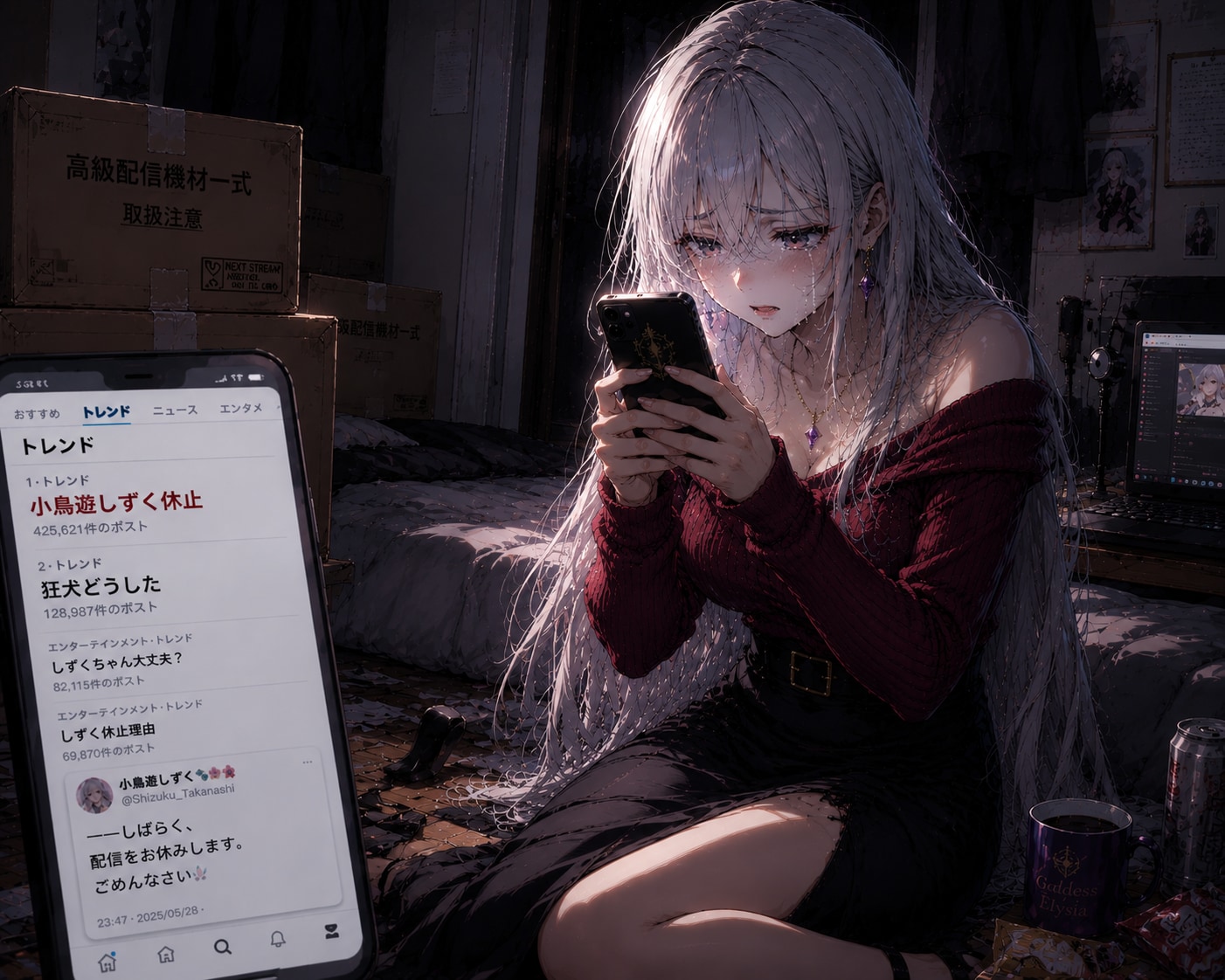 【TSポンコツ女神】第49話　「憂いの女神と、途絶えた声」 | の人気AIイラスト・グラビア