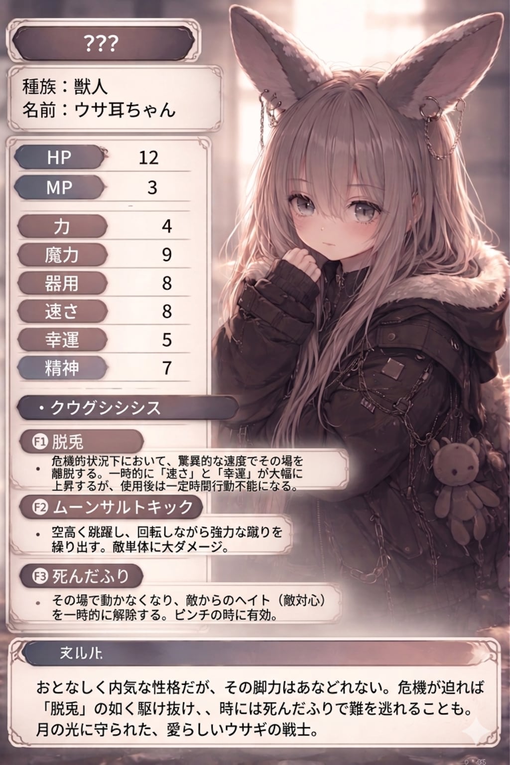 ステータス企画記念イラスト