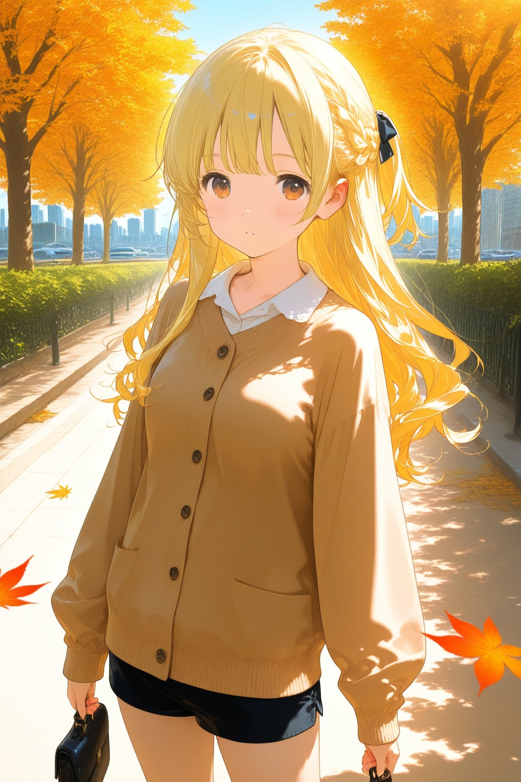 秋の都市 32歳女性