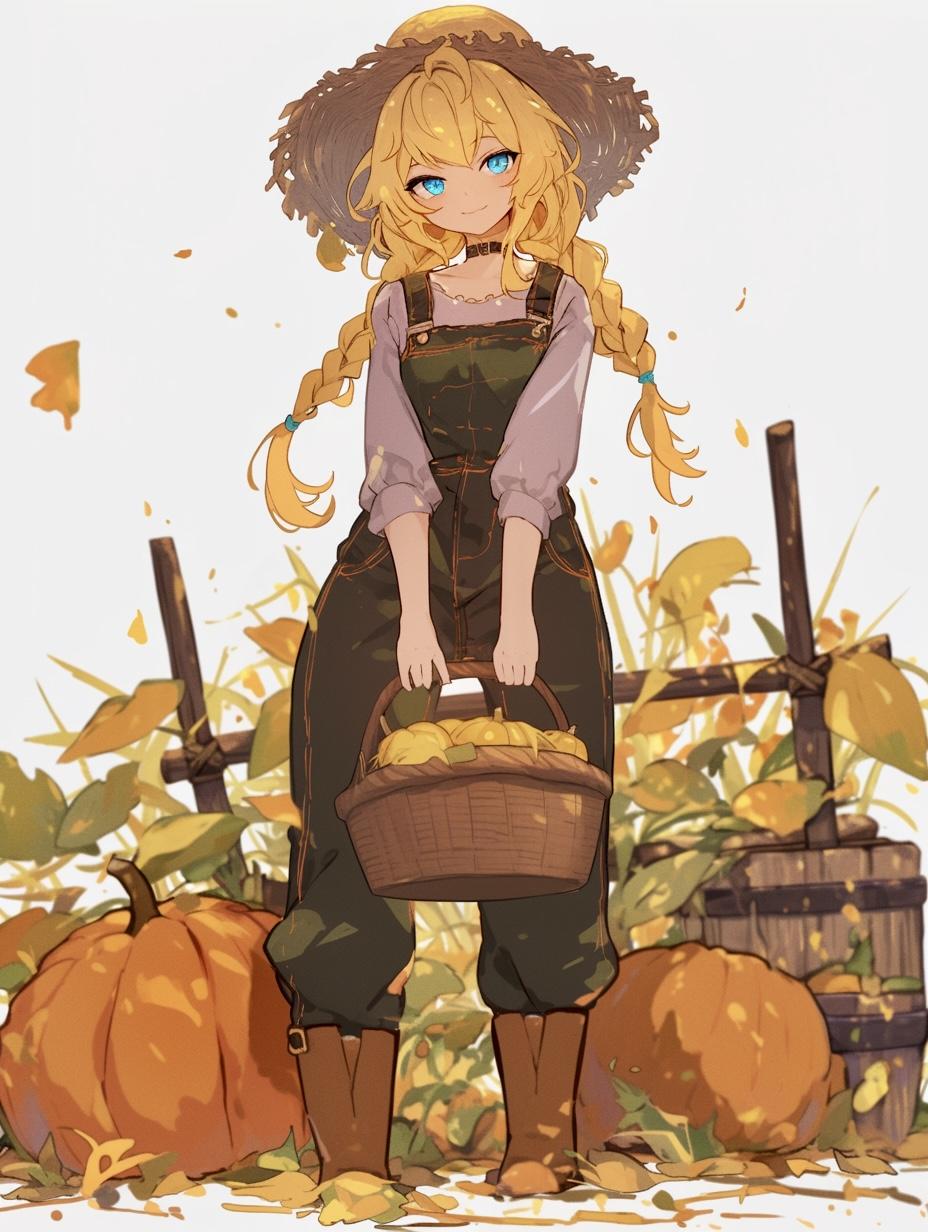 オーバーオール娘 | の人気AIイラスト・グラビア