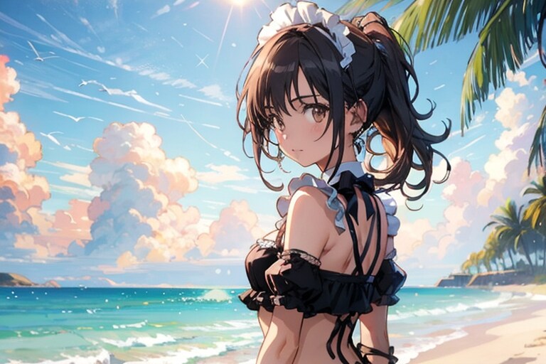 海とメイド