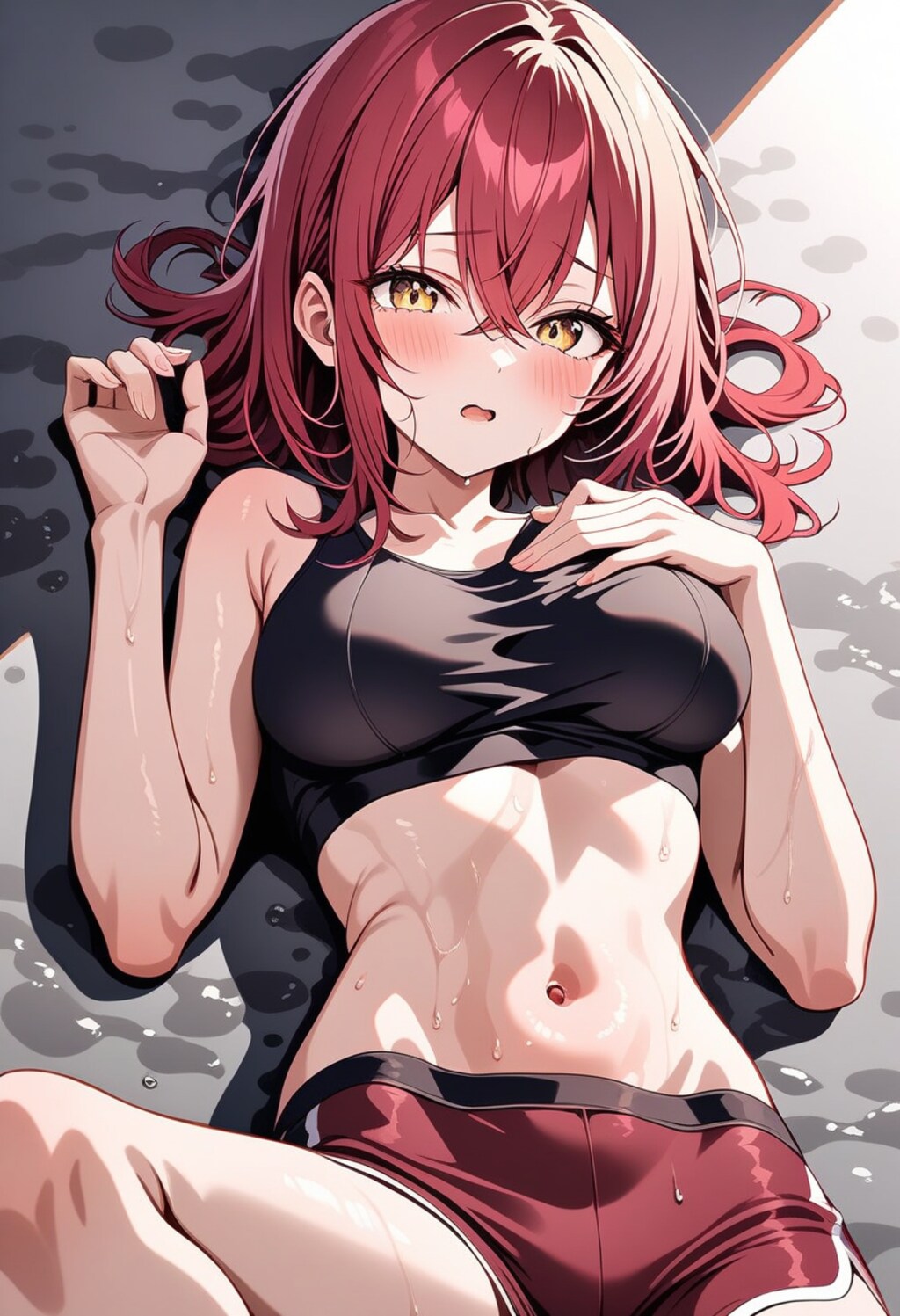まだまだ収まりません、はぁはぁ…[days AI]
