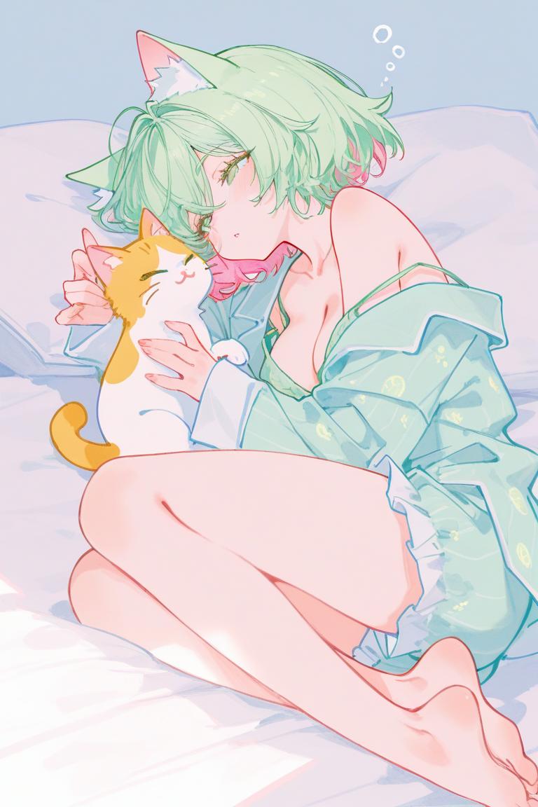 AIなないろ猫むすめより<鈴木ちゃん、川崎ちゃ、ハレちゃん>