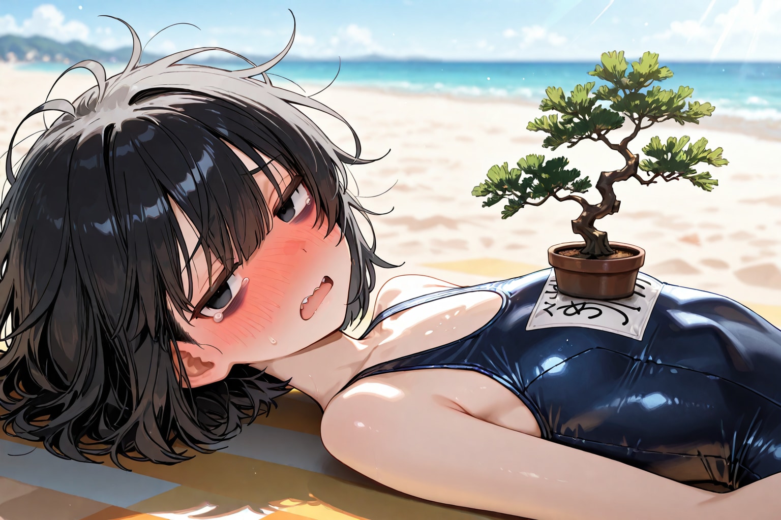 兄ちゃん…盆栽チャレンジ乗らなくていいし乗せなくていいよぅ…