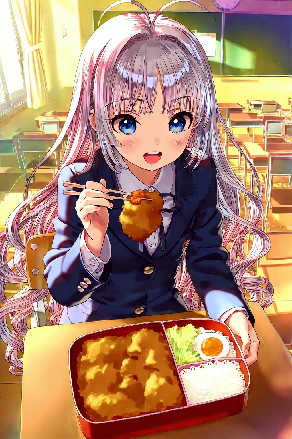 一緒にお弁当