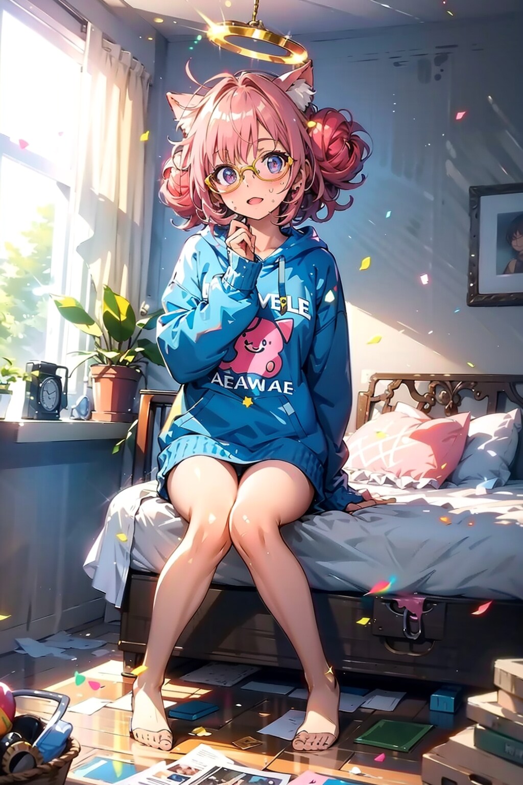 え…これ天使の輪だよ…上から吊ってないよ | の人気AIイラスト・グラビア