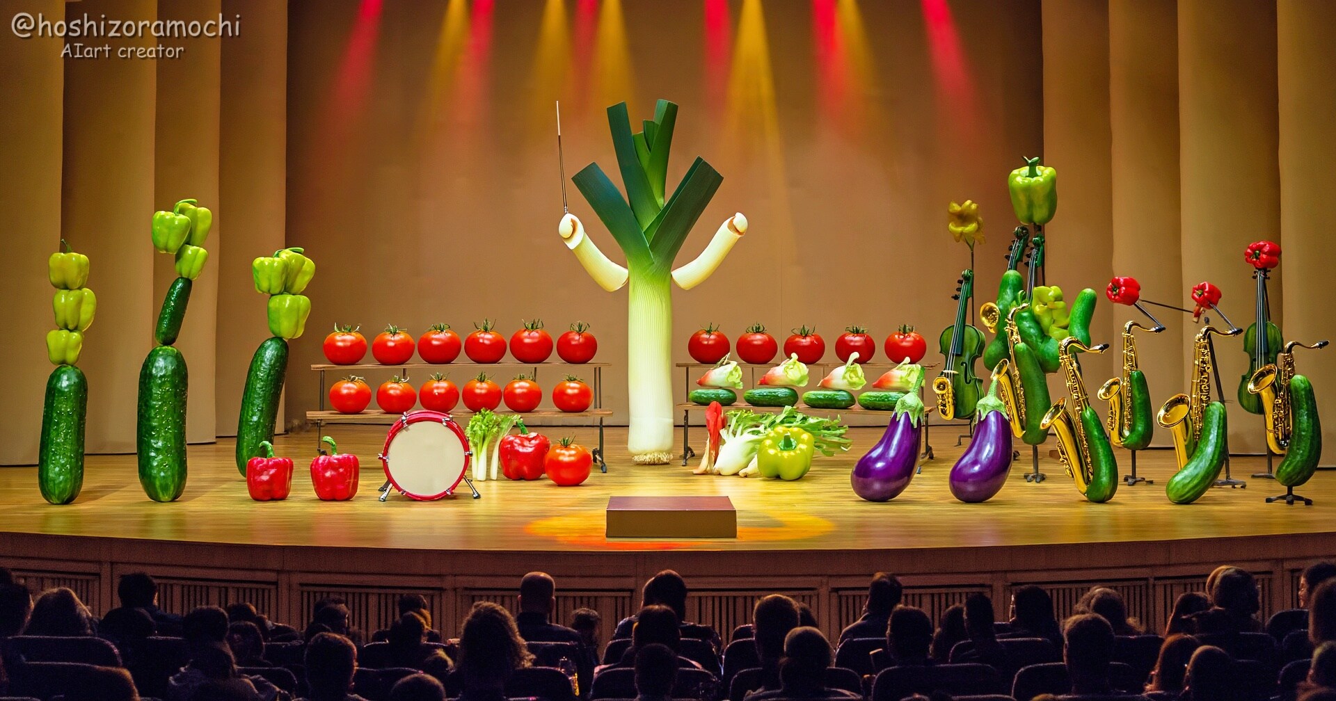 野菜オーケストラ開演🥁