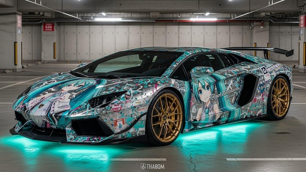 アヴェンタドール初音ミク痛車