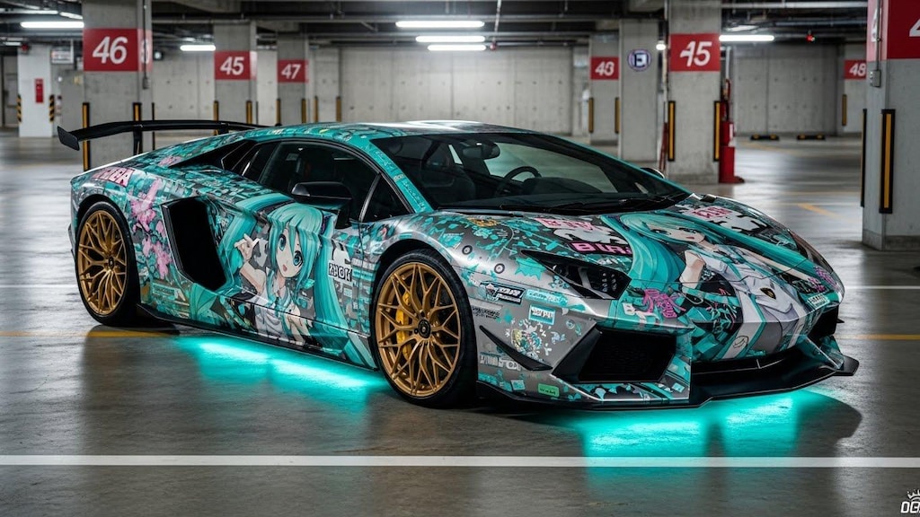 アヴェンタドール初音ミク痛車