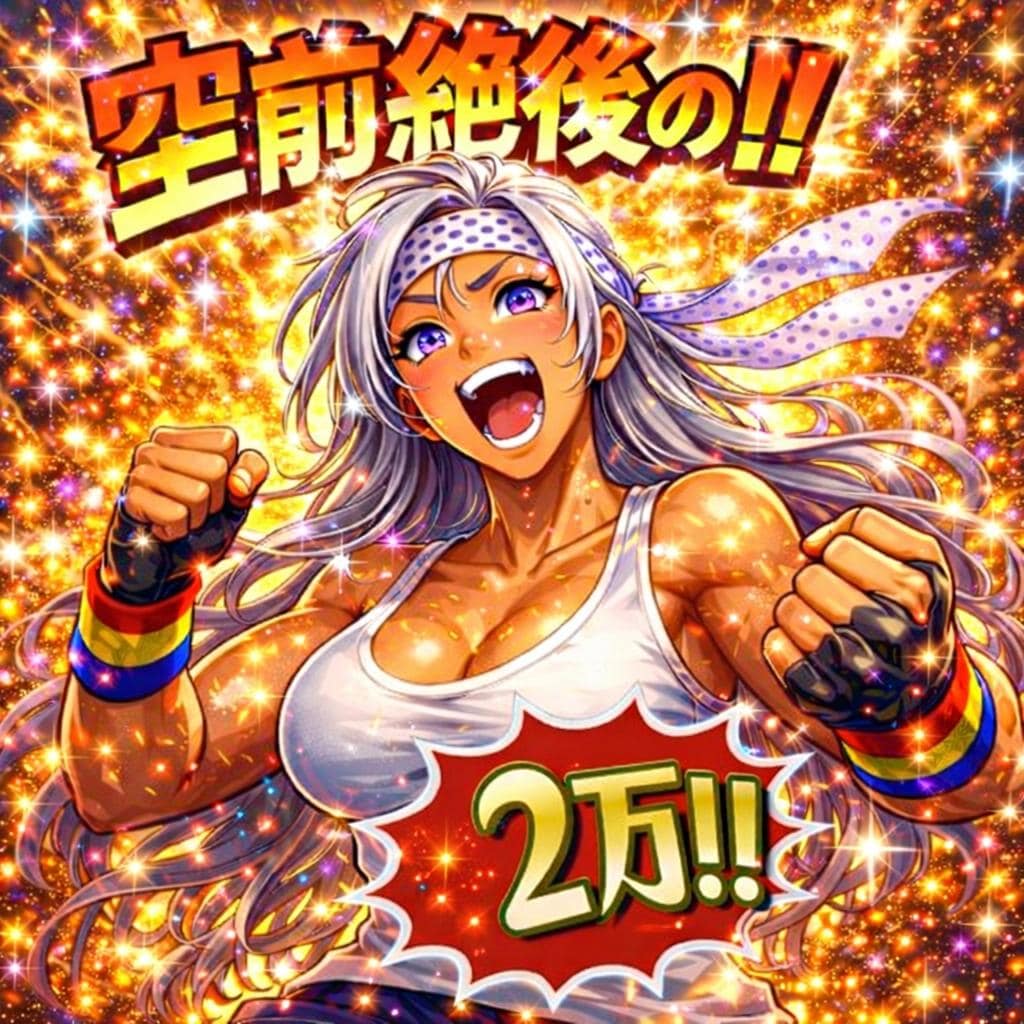 空前絶後の！！２万！！おめでとうございます！！