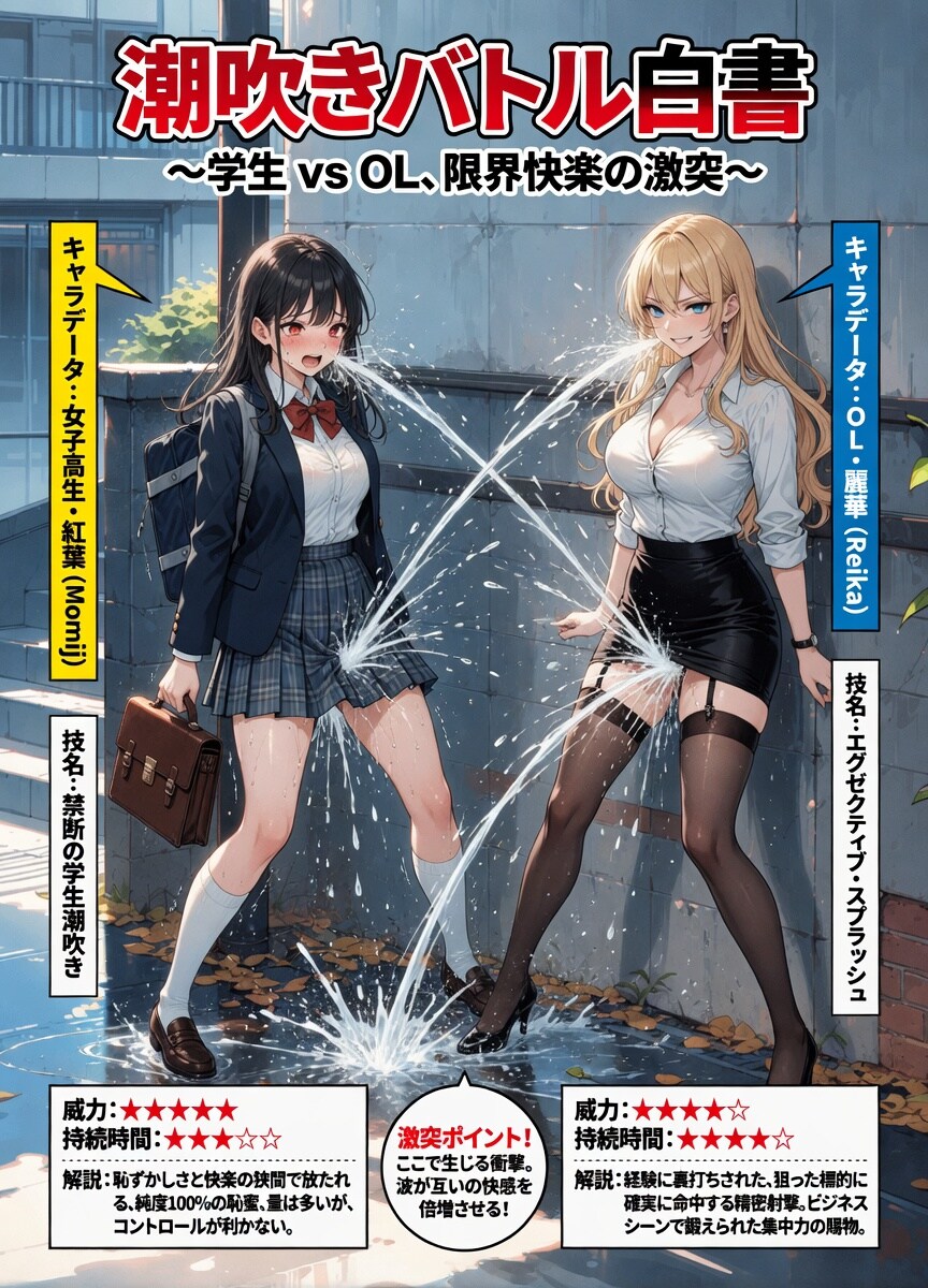 潮吹きバトル
