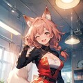 うちの子（紅音）をi2iしてみた 2枚目