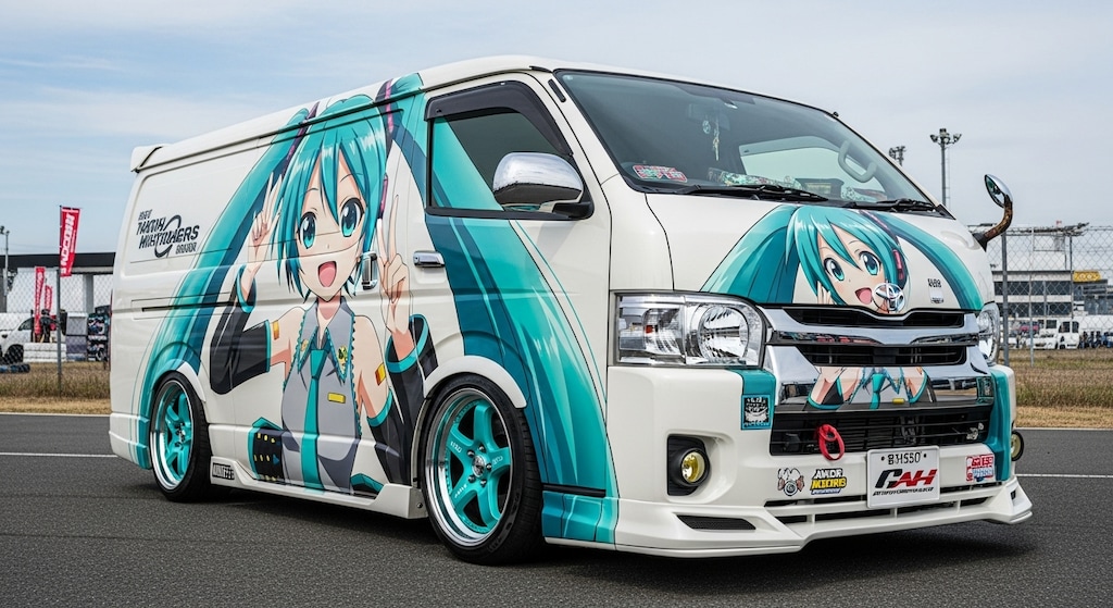 初音ミクハイエース