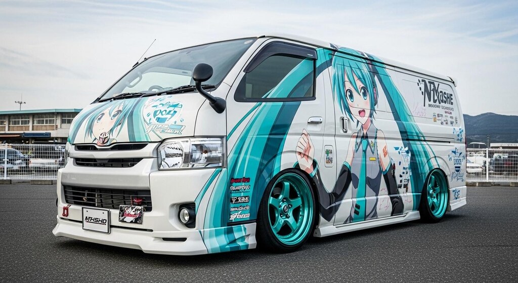 初音ミクハイエース