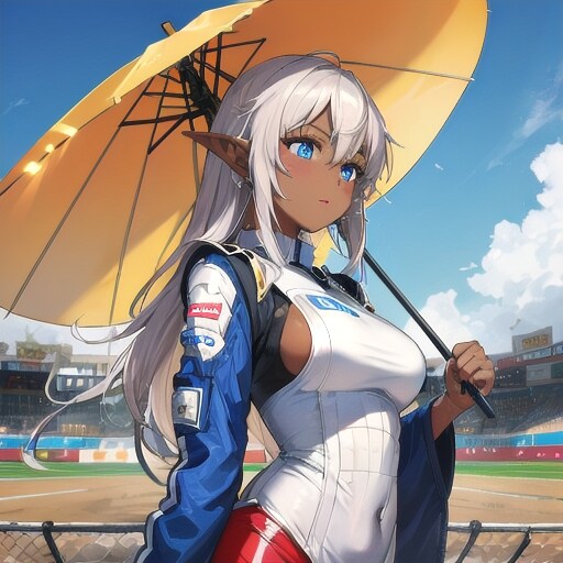 レースクイーンの練習（番外）